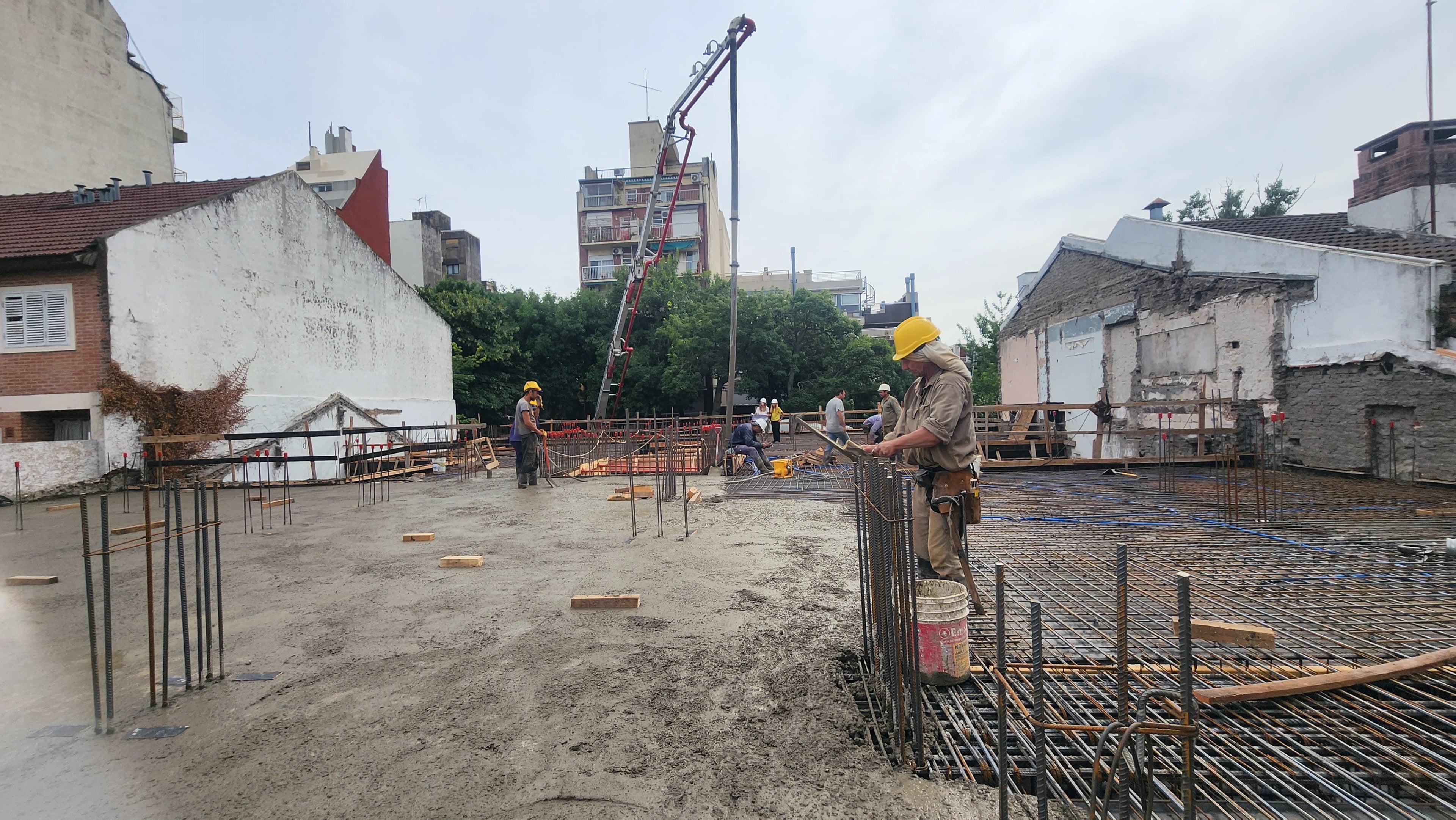 Imagen de la noticia Avance de Obra Allende 3824: Hormigón 1°Piso